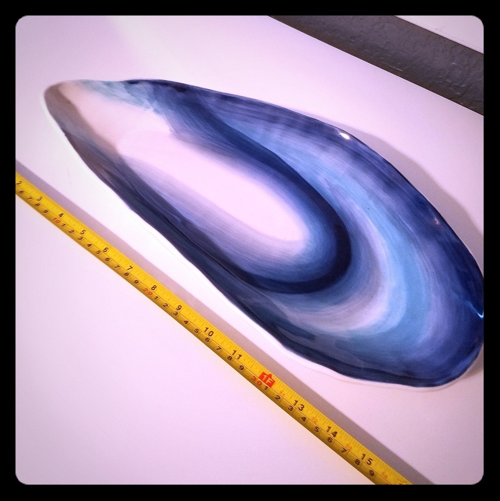 Sea shell accent plate